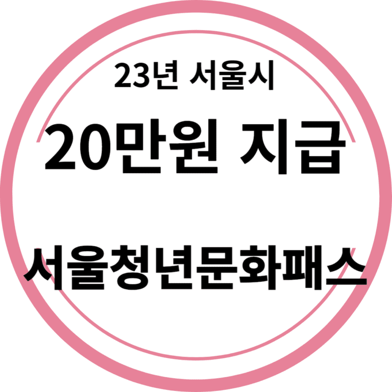 서울청년문화패스