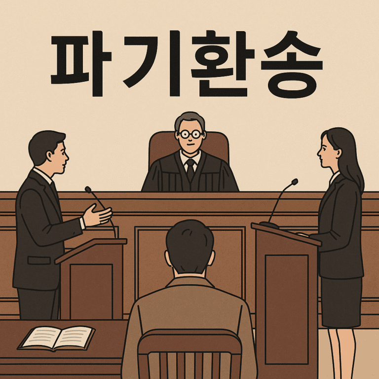 ‘파기환송’과 유죄취지·무죄취지의 차이부터 재판 과정까지 완벽 해설