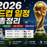 2026 월드컵 일정 2026 월드컵 대한민국 일정 북중미 월드컵 2026 월드컵 티켓 가격 월드컵 32강 방식