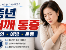 중년 어깨 통증 원인부터 예방·운동·관리법까지 한 번에 정리 (오십견 회전근개파열 증상)