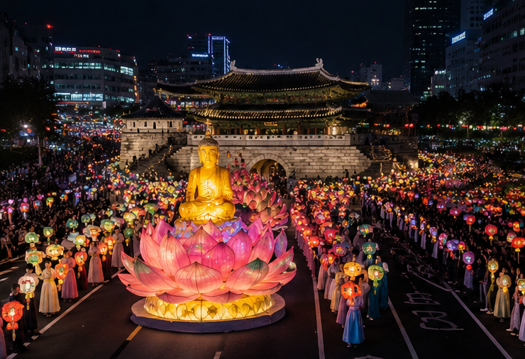 연등회, 서울연등회, 연등행렬, 연등행렬시간, 종로연등행렬, 종로교통통제