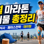 6월 마라톤 준비물 여름 마라톤 준비물