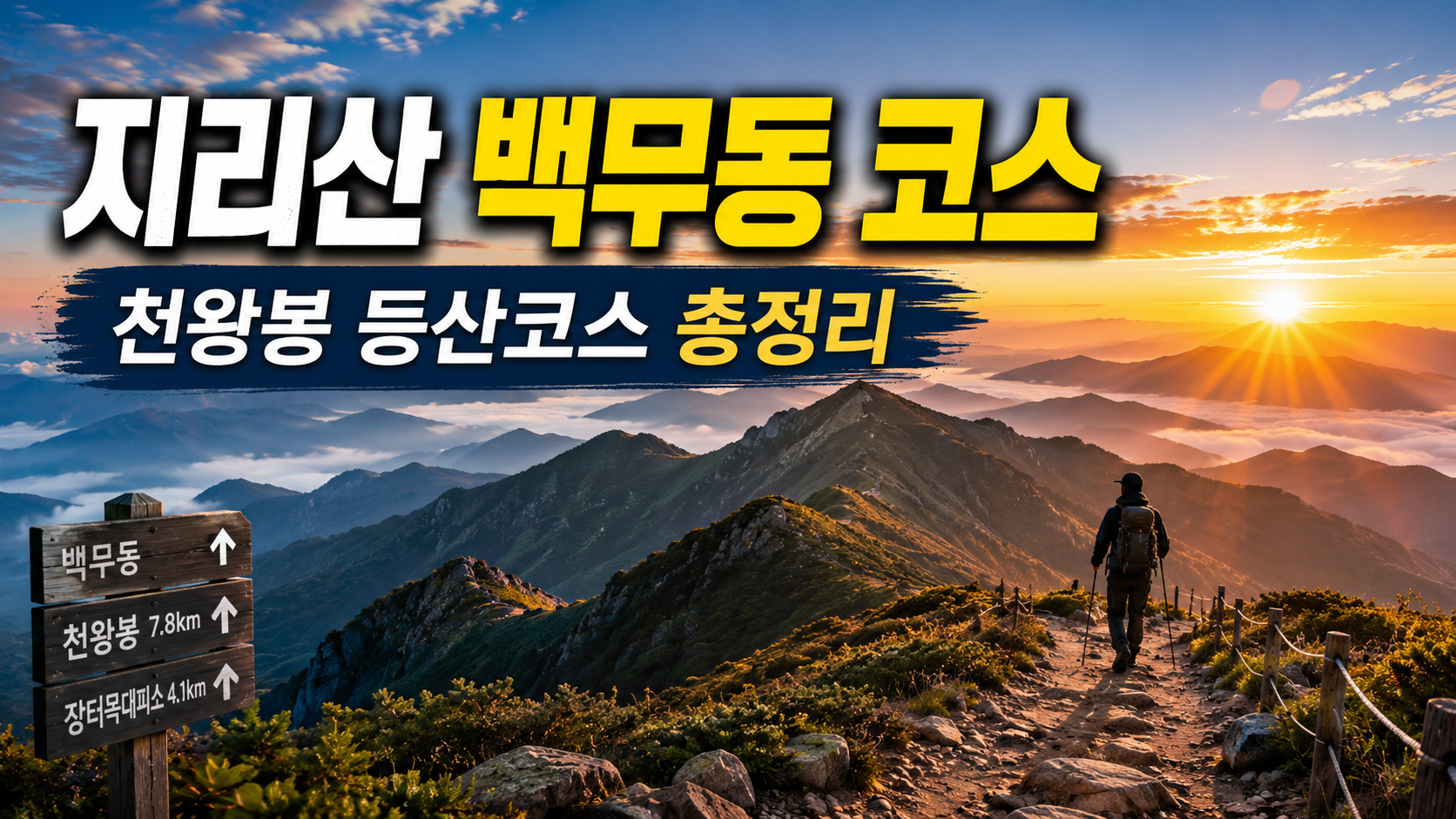 지리산 백무동 코스 지리산 천왕봉 등산코스 백무동 천왕봉 코스 지리산 등산 준비물 천왕봉 산행 안전수칙