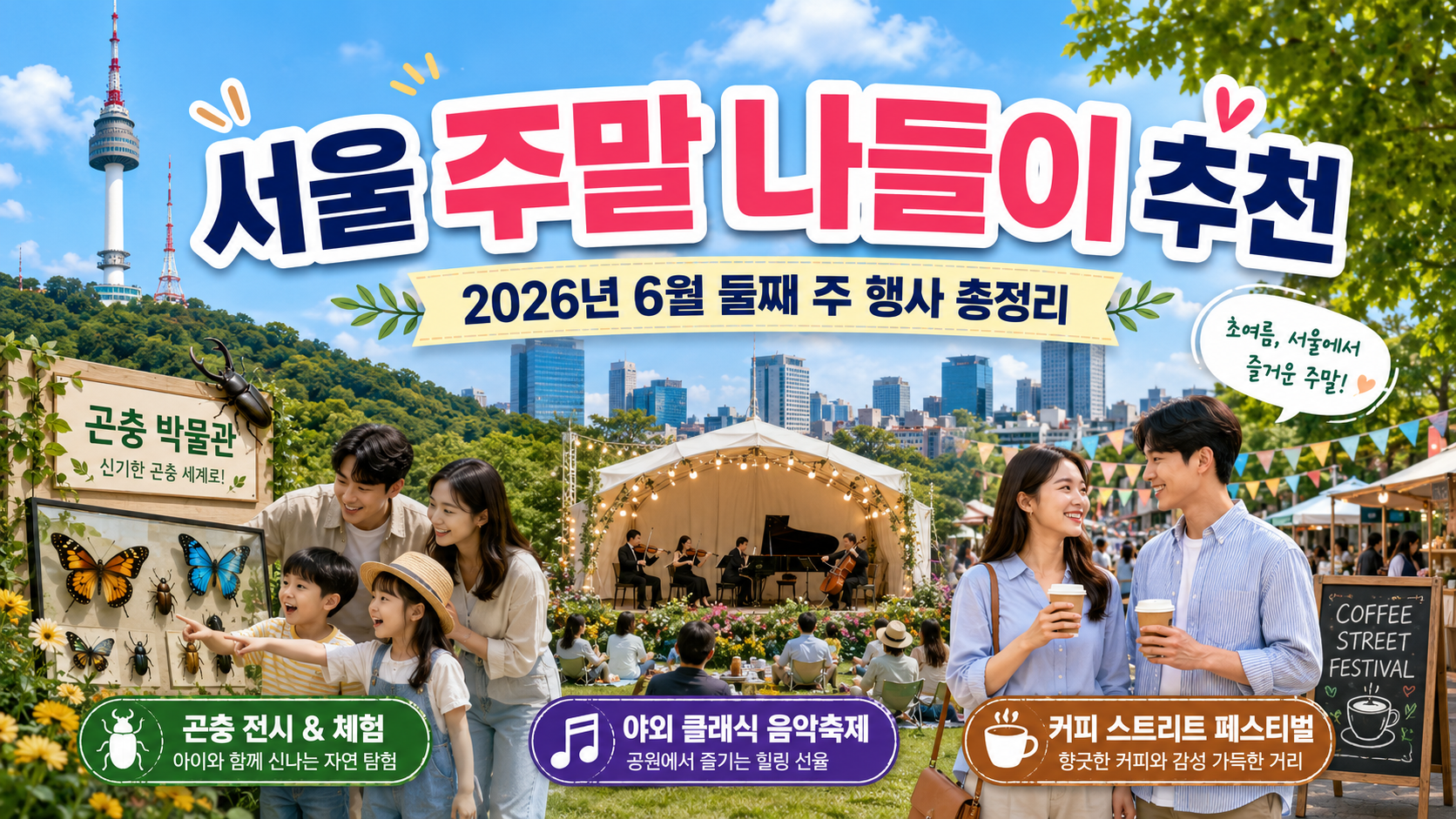 서울 주말 나들이, 6월 서울 행사, 서울 가볼만한 곳, 서울 가족 나들이, 6월 둘째주 축제