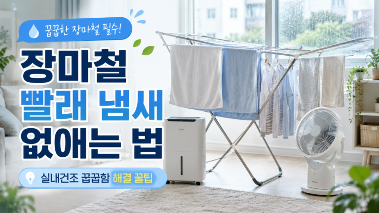장마철 빨래 냄새, 실내건조 냄새 제거, 빨래 꿉꿉한 냄새, 장마철 빨래 말리는 법, 수건 냄새 제거