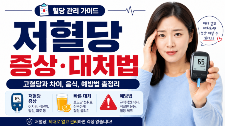 저혈당 증상 저혈당 대처법 저혈당 음식 저혈당 예방 고혈당 저혈당 차이