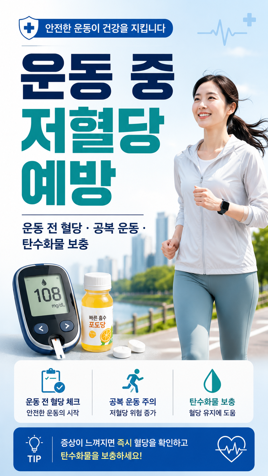 운동 중 저혈당 운동 전 혈당 공복 운동 운동 전 탄수화물 당뇨 운동