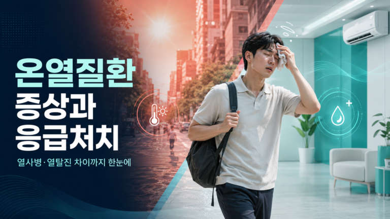 온열질환 증상 열사병 증상 열탈진 증상 온열질환 응급처치 폭염 건강관리